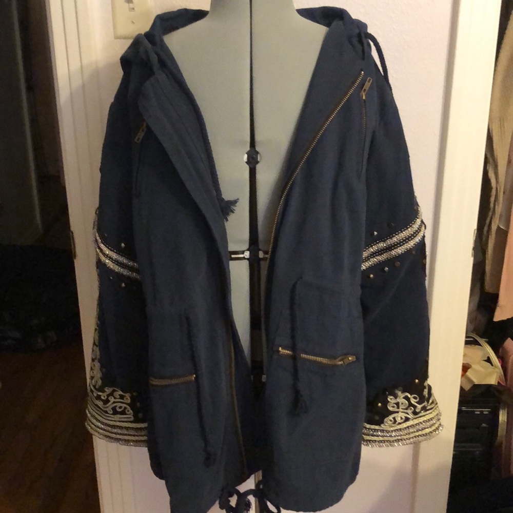 Golden quills coat jacket dupe